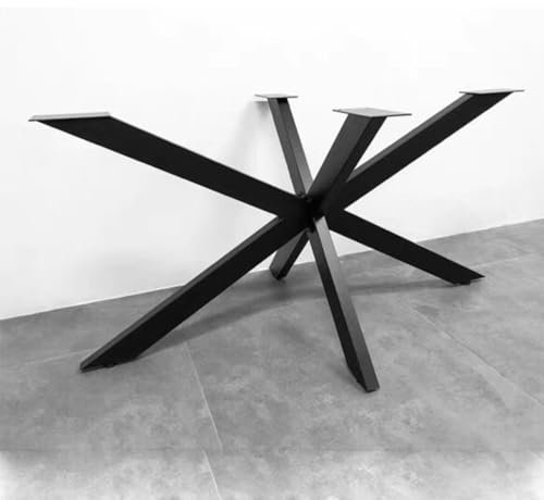 BGKASYHI Pieds en Forme d'araignée de Style Industriel - Cadre de Table araignée DIY - Pieds de Table en métal à Assemblage Facile - Pieds de Table à Manger - Pieds de Table, Pieds de meubl