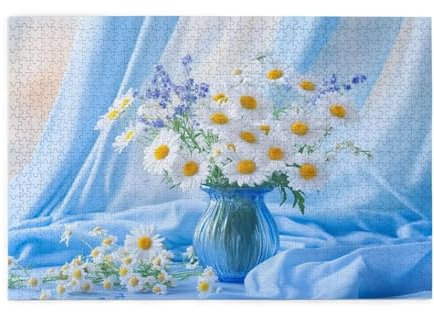 Puzzle Strauß Puzzle 1000 Teile, Holzpuzzle Erwachsene Flasche 75x50cm Jigsaw Groß, Geschicklichkeitsspiel für die Ganze Familie Erholung und Entspannung, DIY Jigsaw Geschenke für Home Decor p-1315