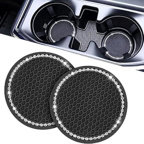 JABBNGD 2 Stück Auto Getränkehalter Untersetzer, für Mazda MX-5 2010-2024 Auto Getränkehalter Einsatz Untersetzer Anti-Rutsch Untersetzer,B