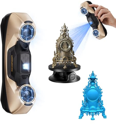 Revopoint MetroY Ultra 3D-Scanner, Blaulaser mit 0,01 mm Präzision, Standard