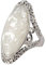 QBTZLATJ Ringe für Männer Männer, Vintage Illu-Sion-Shell-Ring-Ring-Ringschmuck Ringe Geschenk Ring geschnitzt Ring Schmuck Geschenk für den Muttertag