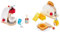 Hape E3146 Kaffeemaschine, Weiß & Hape E3148 - Pop-Up-Toaster-Set