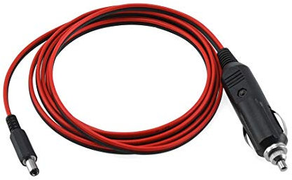 TS-Optics 12-V Kabel mit Hohlstecker auf Zigarettenanzünder für den Anschluss Ihrer Montierung oder CCD-Kamera an Powertank oder Blei-Gel Akku, Kab-Zigs-HK2