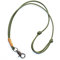 KENSONS for dogs PFEIFENBAND | Oliv-Grün | verstellbar | Umhängeband mit kleinem Karabiner für Hundepfeife oder Schlüssel | Schlüsselband | Keychain | Diverse Designs | handgefertigt