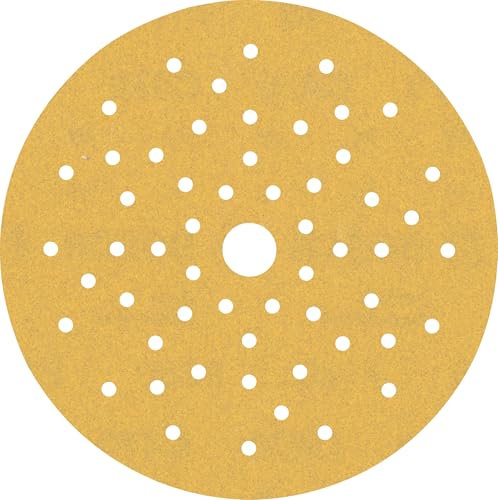 Bosch Professional 5x Expert C470 Sandpaper (for Hardwood, Paint on wood, Ø 150 mm, Grit 180, Accessories Random Orbital Sander)