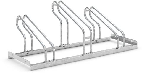 Bügelparker 2053 unser Klassiker | Fahrradständer einseitig | für 3 Fahrräder | Abwechselnde Hoch-/Tiefeinstellung | Fahrradparker Bodenparker Mehrfachständer | Dreifke®