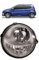 DM Autoteile 108512 Nebelscheinwerfer Nebelleuchte Nebellicht NSW links kompatibel für Renault Twingo II