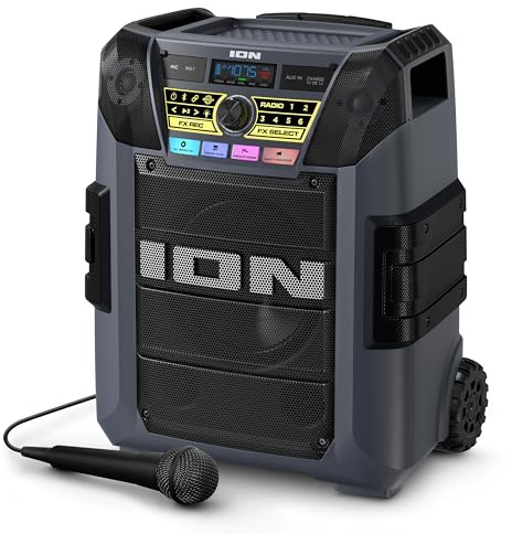 ION Block Rocker XL 220W Bluetooth Outdoor Speaker with Wheels