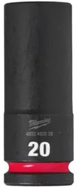 MILWAUKEE Kraft-Stecknuss 4932480338 29.3mm Chrom-Molybdänstahl
