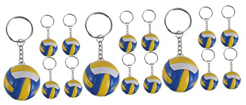 STOBOK Schlüsselanhänger 15 Stück Volleyball-Schlüsselanhänger Kinder-Schlüsselanhänger Kinder-Schlüsselanhänger Für Rucksäcke Rucksackzubehör Kindergeburtstagsgeschenk Geschenke Für