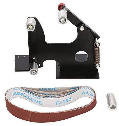Belt Sanding Machine Accessories, Angle Grinder Belt Sander Attachment Replacement Sanding Belt Adapter Accessories Sanding Belt Size 528 * 30mm
