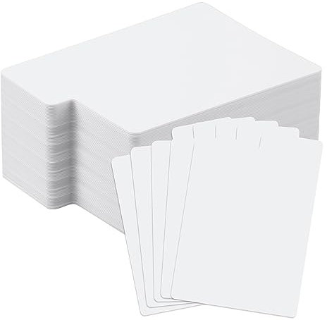 100pcs Collectible Card Dividers, 2.7x3.8 Inch Plastic Divider Cards Separators Trading Card Organizer Reusable Card Sorting Dividers for Games Sports Supplies