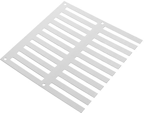 DOITOOL Quadratische Bodenablaufabdeckung Aus Metall Seitliches Abflussgitter Langlebig Und Leicht Zu Reinigen Platzsparend Für Bad Küche Garten Schützt Vor Schmutz Einfache Montage