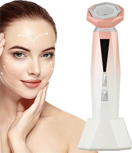Dispositivo De Belleza Facial EMS Masajeador Facial De Radiofrecuencia Para Limpieza, Antienvejecimiento, Eliminación De Arrugas, Estiramiento De La Piel