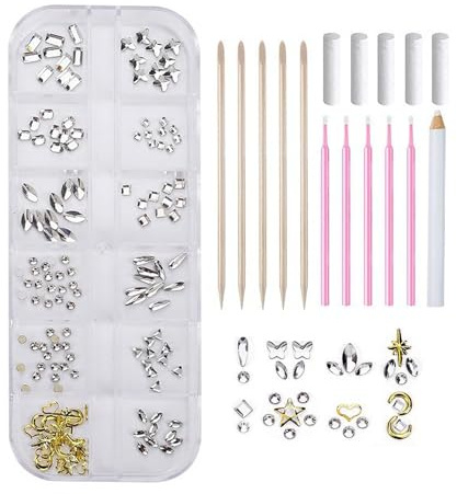 demaxiyad Zahn-Edelstein-Set, Zahn-Edelsteine, Zahnkristall | Zahnstein
