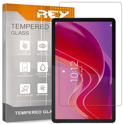 REY Protector de Pantalla para Lenovo Tab M11 11, Cristal Vidrio Templado Premium
