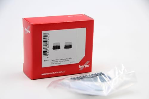 herpa Zubehör Signallichter flach, transparent (20 Stück) Nr. 54423 1:87