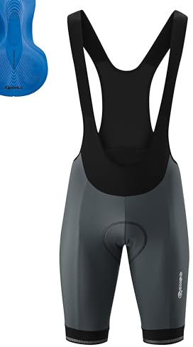 Gonso Sitivo Bib M, Kurze Herren Träger-Radhose, Sitivo Comfort Polster | Hohe Bewegungselastizität, Antirutsch-Silikon-Beingummi, Perfekt für den Sommer