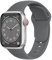 ELETTRONEO SBC1 Cinturino per Apple Watch Ultra 2 49mm, Serie 10 46mm, 9 8 7 45mm 41mm, SE 6 5 4 44mm 40mm, 3 2 1 42mm 38mm Donna Uomo Band Bracciale Sport Silicone, Grigio fango vulcanico