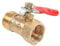 MEXEWORD Brass Mini Shut Off Ball Valve 1/8 1/4'' 3/8'' 1/2'' Female to Male BSP Threaded Air Water Oil Flow Control Plumbing Fitting(1/8)