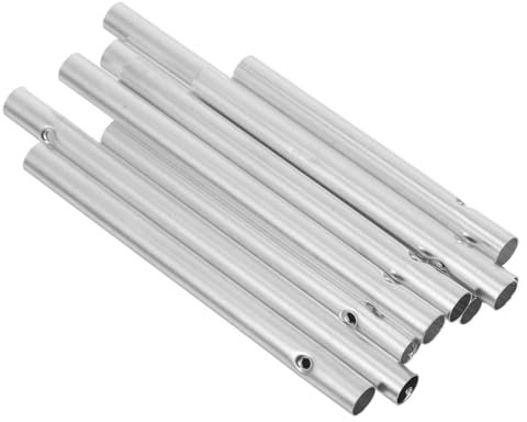KITANDOVE 10stücke Teiliges Aluminium Windspiel Röhren Bastelmaterial Für Kreative Projekte Im Kindergarten Und Zuhause Leicht Wiederverwendbar Für Klangspiele Und Windspiele