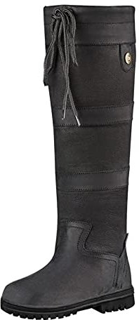 TDEOK Stivali alti al ginocchio da donna, stivali alti a gambo lungo, in tinta unita, stile vintage, sopra il ginocchio, stivali da cowboy con tacco a blocco, alla moda, per attività all'aperto,