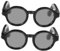 NAMOARLY Sonnenbrillen Für Puppen Stylische Puppenbrillen Accessoires Aus Ideal Für Puppen Kostüme Und Rollenspiele Doll Eyewear Set