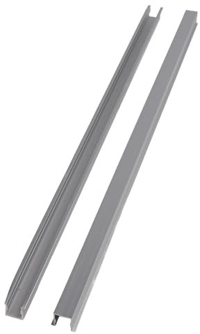 Mecanismo de puerta corredera con riel resistente y polea diseñado para una fácil instalación y un funcionamiento suave (riel de puerta inferior)