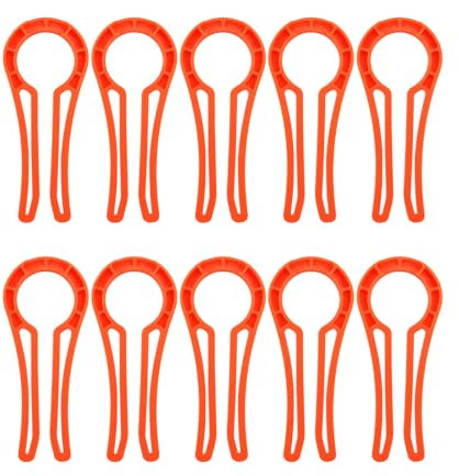 Bekecidi Lot de 10 protections de cuisinière à gaz, serrures de four, pare-feu de sécurité pour enfants, en plastique résistant aux bébés, boutons de verrouillage pour cuisinière à gaz pour la