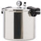 Pentola a pressione da 22 l, max. 90 Kpa, con manometro digitale e scarico a pressione per casa, appartamenti, campeggio
