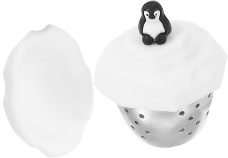 MUCKLILY 1Stück Teesieb Pinguin Design Kreativer Teefilter Für Müheloses Teebrau Erlebnis Teeliebhaber Und Teesteiler Für Aromatischen Genuss