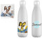 Mookase Botella Personalizada con Foto Animada y Nombre - Botella Personalizada - Botella de Acero Inoxidable - Botella Térmica Agua Personalizada - 700 ml - Regalo Original (Botella Estilo Simpson)
