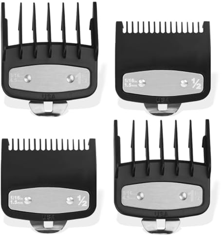 4 Stück Haarschneidemaschine Aufsätze für Wanl, Haarschneider Führungskämme, Magic Clip Trimmer Rasierer, Trimmer Aufsätze, Haar Clipper Guards Set