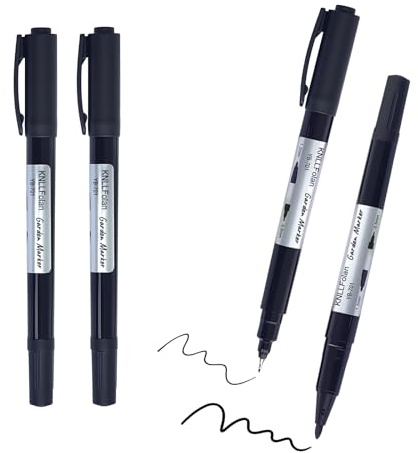 Garden Marker Permanent Marker Black 2 Pack for Garden Plant Labels