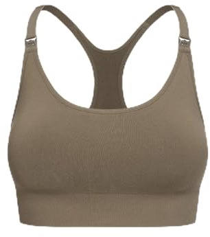 creamy fabrics Nahtloser Schwangerschafts- und Still-BH – Seamless Still-BH mit Rückenstütze, Soft-Touch Stoff, Bügelfrei, Atmungsaktives Rückenteil, Komfort-BH für Nacht & Alltag