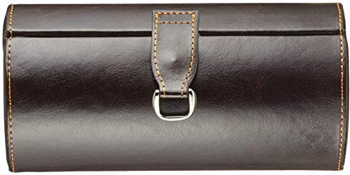 Friedrich|23, Brillenrolle, Für 3 Brillen, Mit Druckknopf, 18 x 9 x 9 cm, Bond, Feinsynthetik, Braun, 20112-3