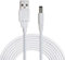 Liwinting 1m Cavo Adattatore di Alimentazione USB DC Barrel JACK 5V Caricatore 5.5mm x 2.1mm - Bianco
