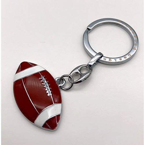 Publilancio srl Porte-clés ballon de Rugy en métal bonbonnière, marron, taille unique