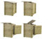 Salone Negozio Online Armadio per Accessori Piscina Legno IMPREGNATO 120X89