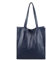 Damen Leder Tasche Set 2in1 Shopper Schultertasche HOBO Bag Umhängetasche Schmucktasche DIN-A4 Dunkelblau-Navy