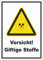 Vorsicht Giftige Stoffe Aufkleber A6 (105x148mm)