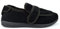 Mens Wide Fit Slippers Size 14 Mens Wide Slippers Size 16 Touch Fastening Slipper Wider Opening Wider Entry Extra Large Sizes 7-16 Black 9 UK