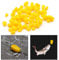 Karpfen Mais, Pop Up Mais Angeln, 50Pcs Yellow Plastic Artificial Carp Baits Locken Simulationsköder mit schönem Duft für Süßwasserfischen Graskarpfen Silberkarpfen im Freien