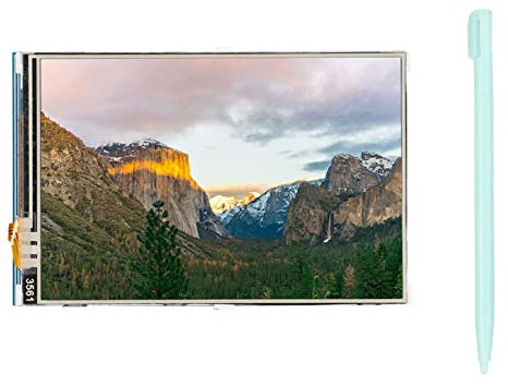 Demeras Pantalla táctil de 3 , 5 Pulgadas 480x320 Monitor de Pantalla táctil LCD TFT Colorido Pantalla HDMI portátil para ,Placas Base ,Monitor de Juegos