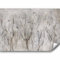 murando - Papier peint panoramique paysage 350x256 cm - Revêtement mural décoration pour chambre salon - Design moderne - Gris vert marron - Des arbres paysage forêt oiseaux hiver c-C-0462-a-a
