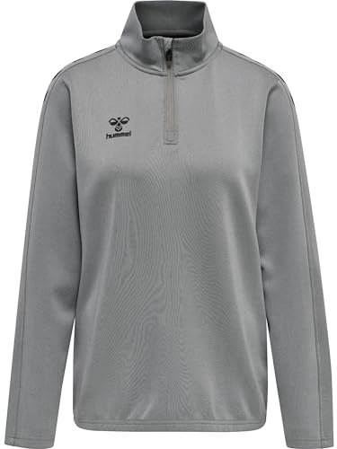 hummel Womens hmlCore Xk Half Zip Sweat, Grey, Medium