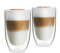 Vialli Design 2er-Set Amo 350ml doppelwandige Thermogläser | Halten die richtige Temperatur aufrecht | Hitzebeständig | für Kaffee, Tee, Getränke