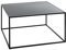 Haku Möbel Beistelltisch, schwarz, Metall - Maße: B 70 x H 40 x T 70 cm, Style: Modern