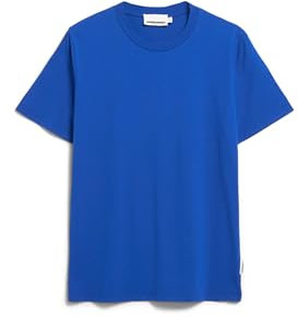 ARMEDANGELS Herren Regular T-Shirt aus Bio-Baumwolle JAAMES Regular Fit Dynamo Blue