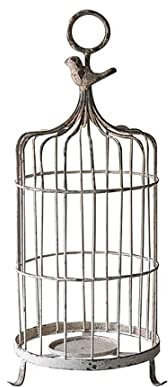 Candelabra Candle Holder Candlestick Candle Stand Wrought Iron Candlestick Retro Ornaments Decorative Bird Cage Creative Romantic Candle Holder Table Lamp Centrepiece (blue : A)
